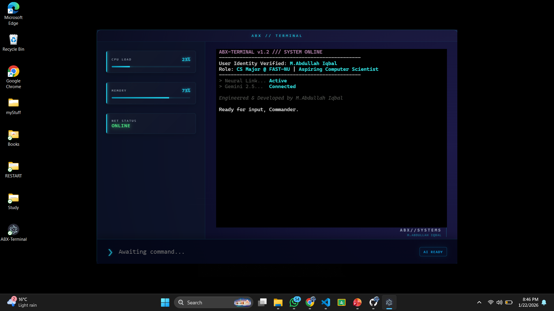 ABX-Terminal Interface